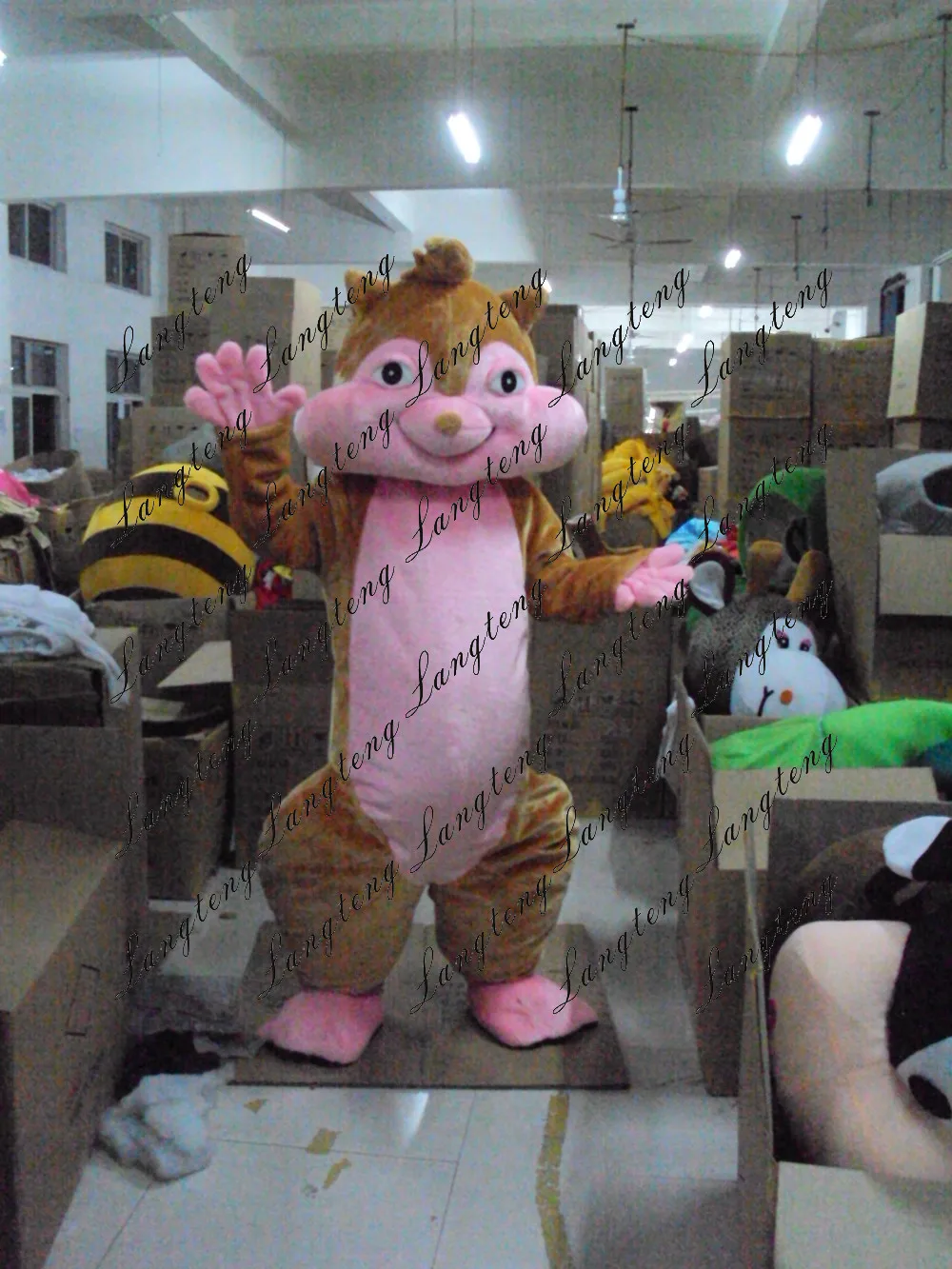 New Mascot Costumes For Adults Christmas Halloween Outfit Fancy Dress Suit Free Shipping Squirrel