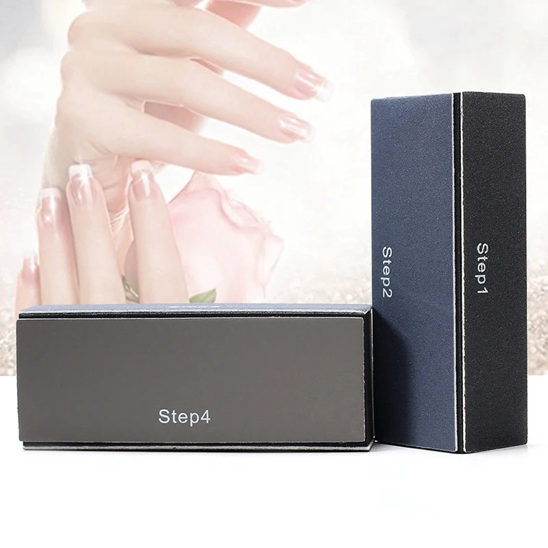 

4-Sides Nail Buffer Sanding Block Shaping Smooth Polishing File Manicure Nail Art Tool