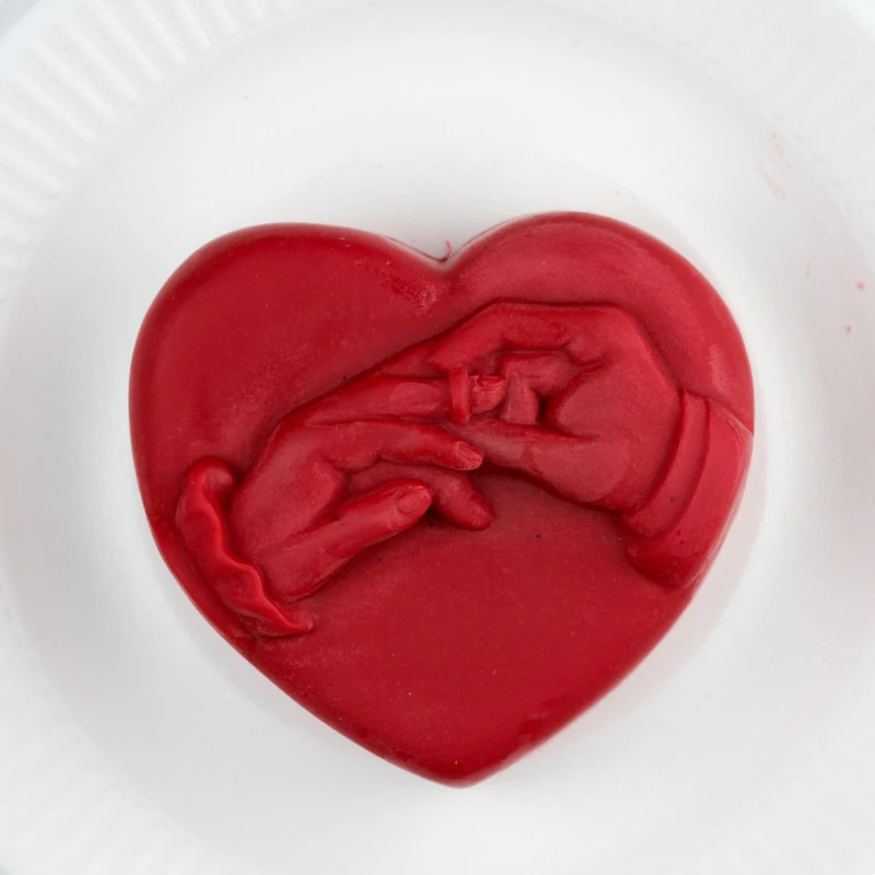 Love Heart Silicone Soap Mold Natural Handmade Craft Resin Clay