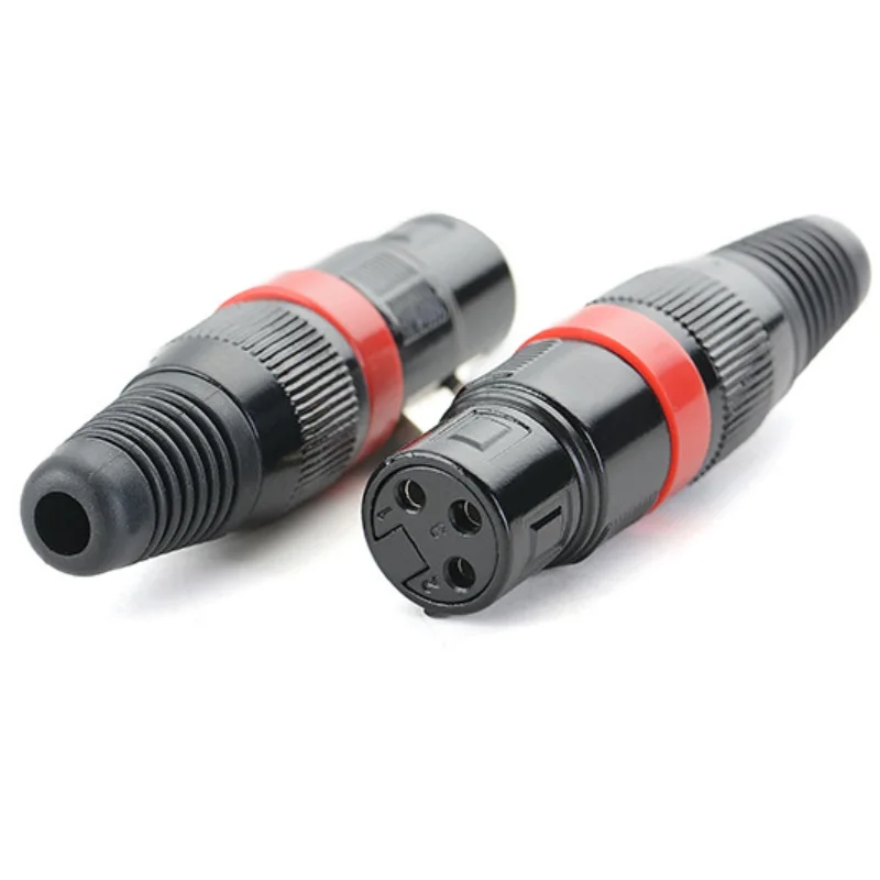 

10pcs/5pairs XLR 3Pin Female Jack/Male Plug Audio Microphone MIC Audio Connector for Speaker DVD Microphone Amplifier