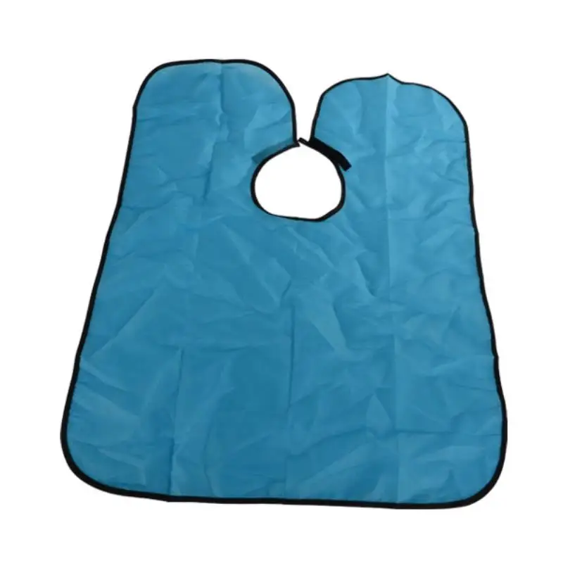1pc Adjustable Blue Hairdressing Capes Short Hairdresser Hair Cutting Gown Barber Cape Cloth For Salon Adult Shellhard