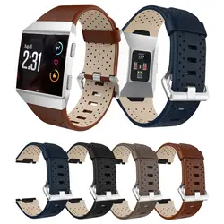 Replaceme для Fitbit Ionic кожаный ремешок Браслет Fitbit Ionic ремни браслет Pulseira Bandjes Fitbit ионический ремешок кожа