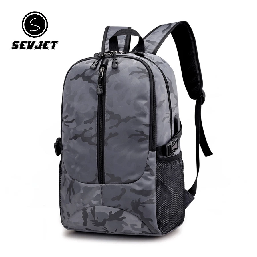 Oxford Men Backpack Camouflage Waterproof Male School Travel Notebook Bagpack USB Charing Tactical Mochila Mujer CJ899 | Багаж и сумки