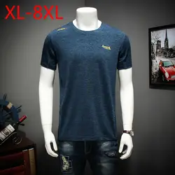 9XL 8XL 6XL 5XL 2019 модная летняя футболка мужская с коротким рукавом мужской городской лампочка с принтом повседневные футболки Топы брендовые