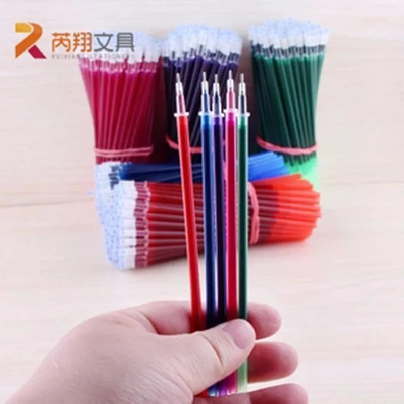 

5 Multi Color Water Soluble Cartridge Washable Embroidery GelPen Refill 0.5mm Cross Stitched Color Refill DIY Needle Fabric Mark