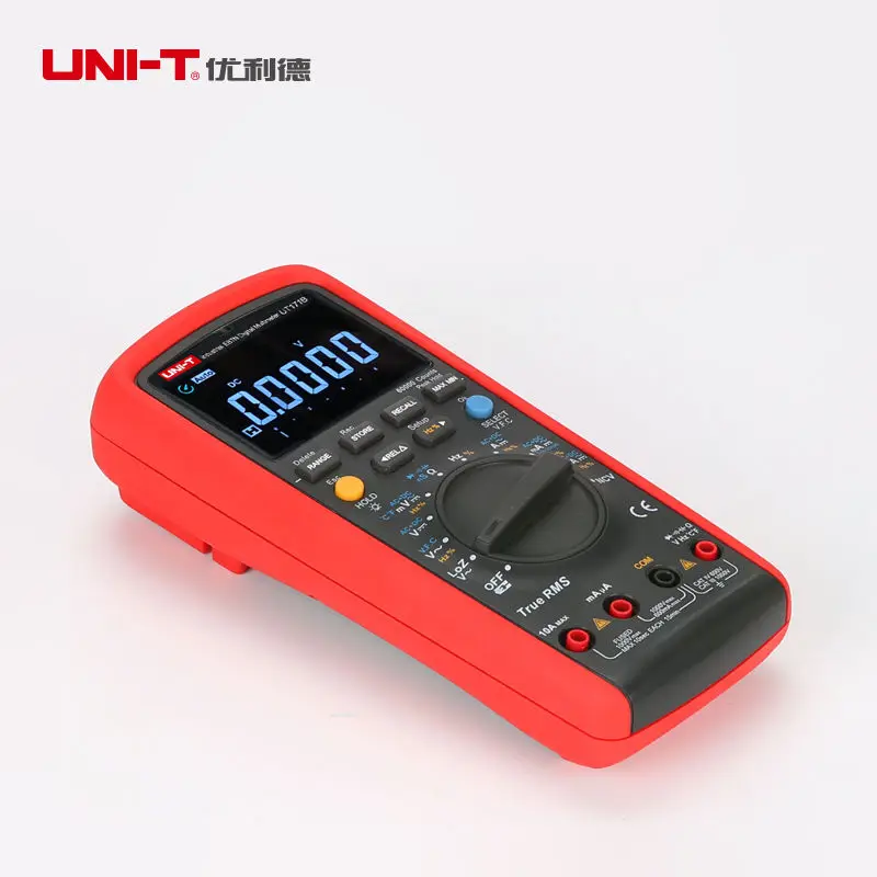 UNI T UT171B Промышленный Цифровой мультиметр True RMS 60KCounts допуска НС Температура AC LoZ измерения EBTN ЖК-дисплей USB Интерфейс