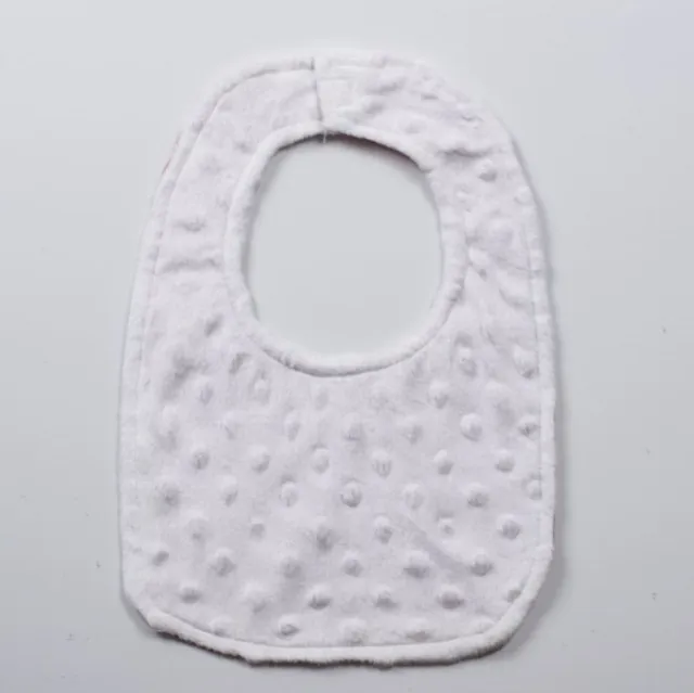 Wholesale minky baby bibs unisex baby bandana bibs Pretty Plain Cotton