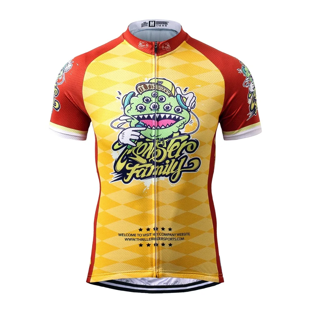 

THRILLER RIDER SPORTS TRS-0035 Mens Cycling Jersey Cycling Clothing Bike Shirt Size S to 5XL