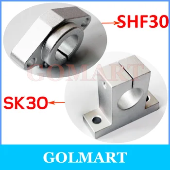 

20pcs SK30 stand SHF30 Horizontal Shaft Support Linear Rod shaft Support XYZ Table CNC part