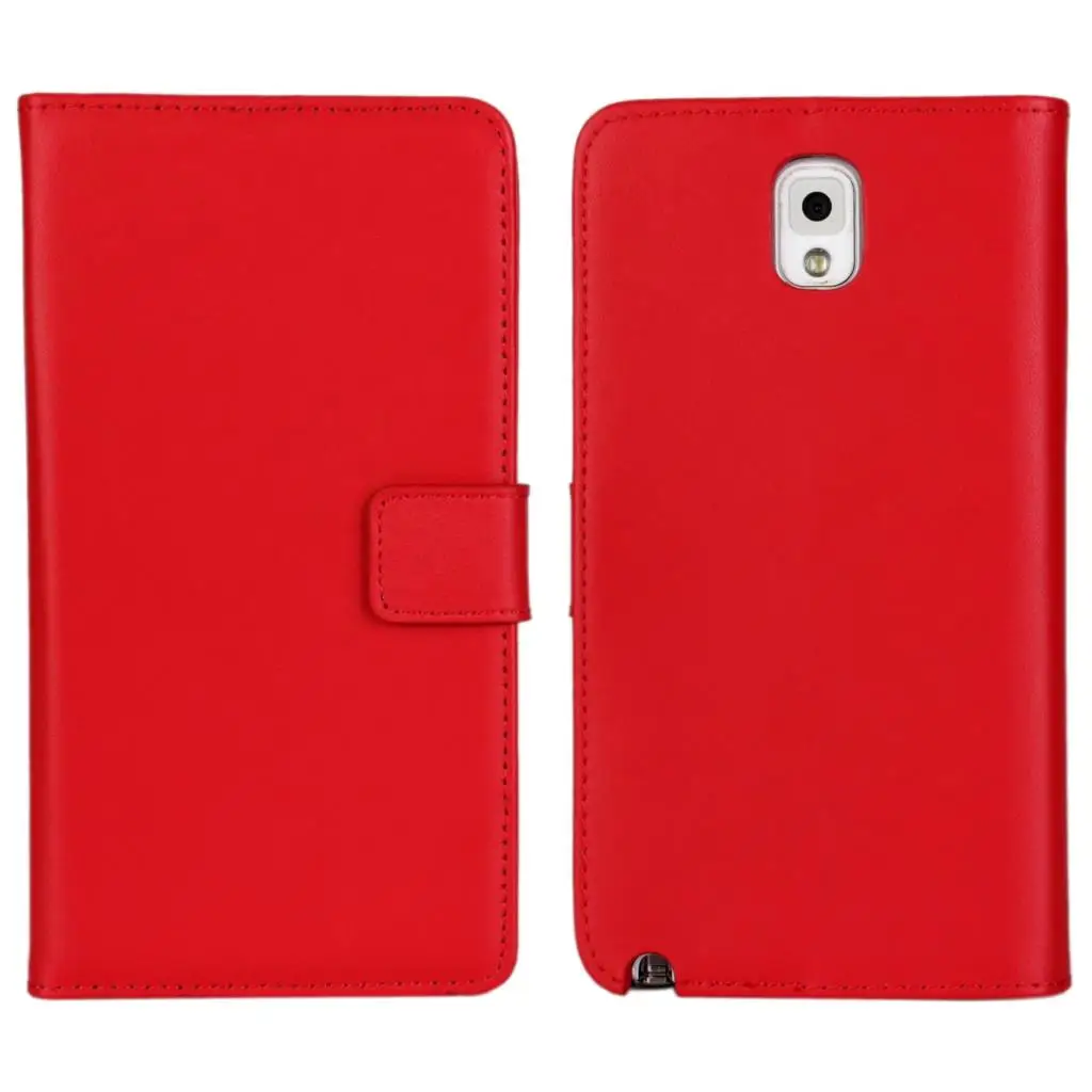 Note3 Кожаный чехол-кошелек для samsung Galaxy Note 3 чехол Роскошный флип-чехол для samsung Note 3 N9000 держатель для карт GG - Цвет: Красный