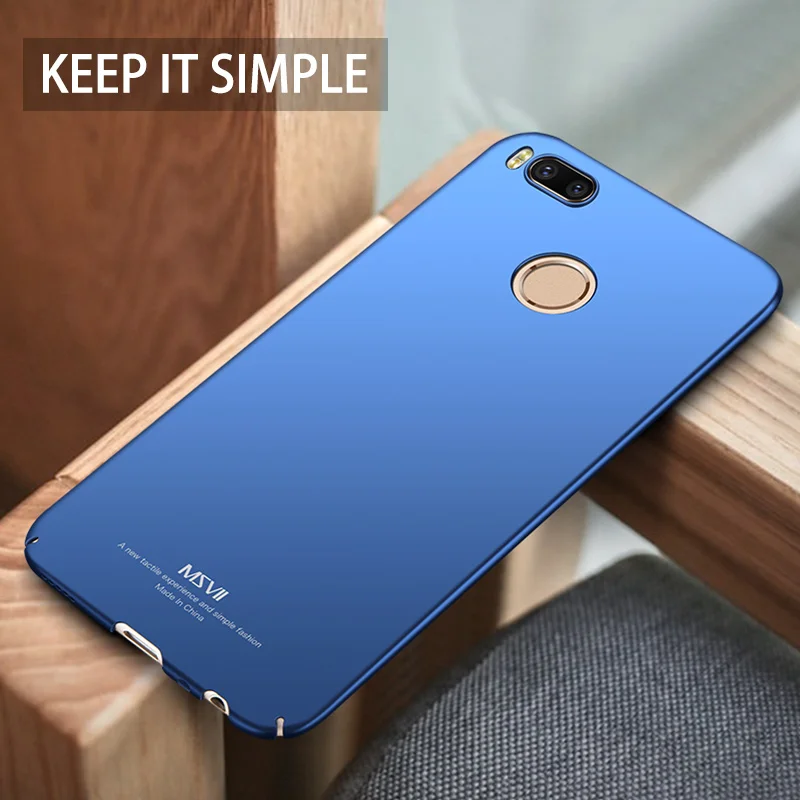 MSVII PC жесткий чехол для xiaomi mi A1 Чехол полная Защита задняя крышка xiomi miA1 A 1 64GB