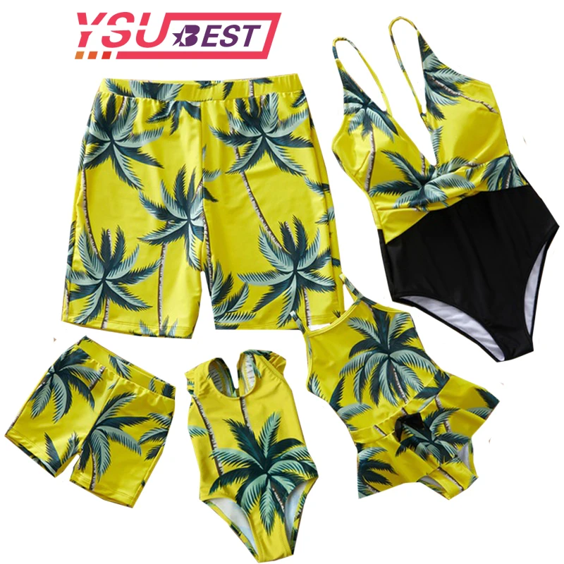 New Family Look Mother Daughter Bikini Swimsuits Mommy Dad And Me Matching Clothes Father Son Swimwear Shorts Beach Leaf Outfits huismerk kopen in de aanbieding New Family Look Mother Daughter Bikini Swimsuits Mommy Dad And Me Matching Clothes Father Son Swimwear Shorts Beach Leaf Outfits huismerk kopen in de aanbieding