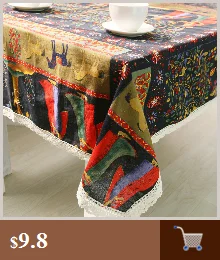Скатерть с цветочным принтом для стола прямоугольная хлопковая льняная кружевная скатерть для стола винтажная скатерть для стола декор ткани