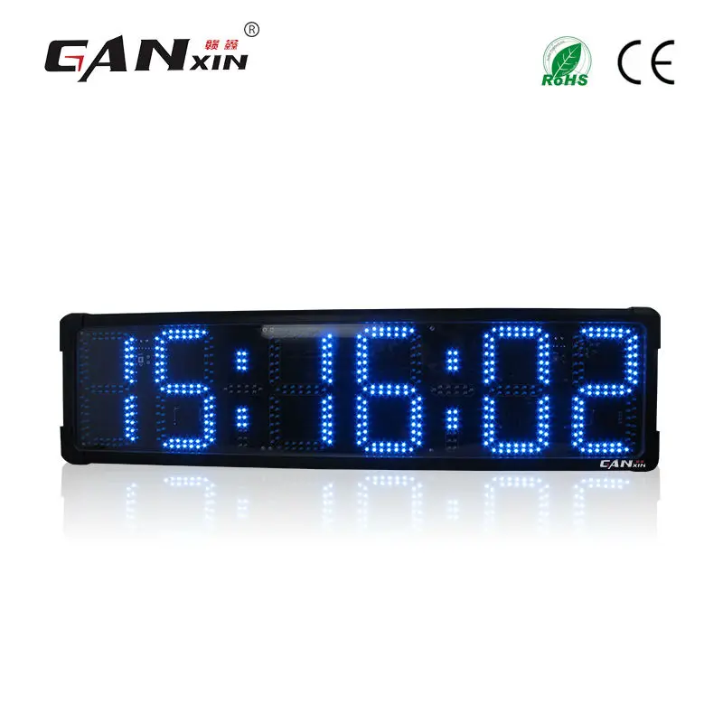 [Ganxin] Outdoor Double Sided 8'' Led Race Clock Countdown Count Up