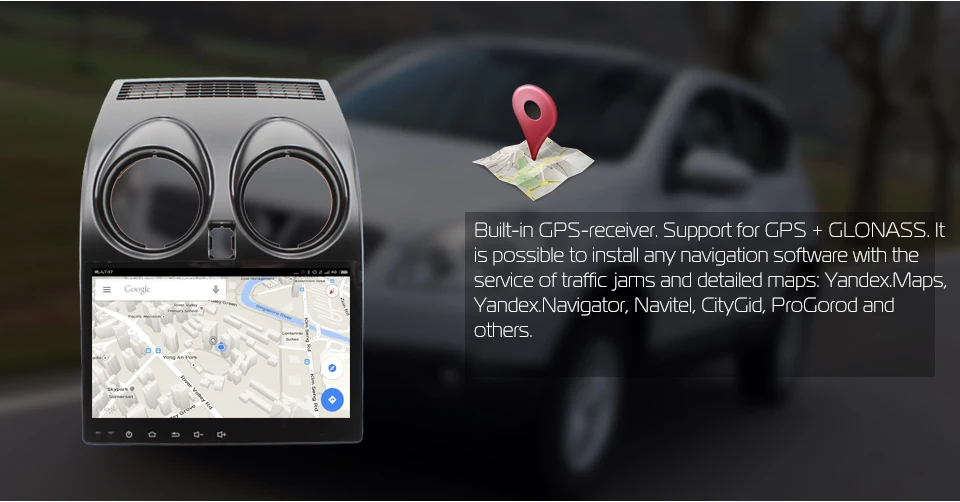 Cheap MARUBOX 2Din Car Radio GPS Android 7.1 For Nissan Qashqai Dualis Multimedia Player 9" IPS Touch Screen Bluetooth 2G RAM 9A002DT3 5