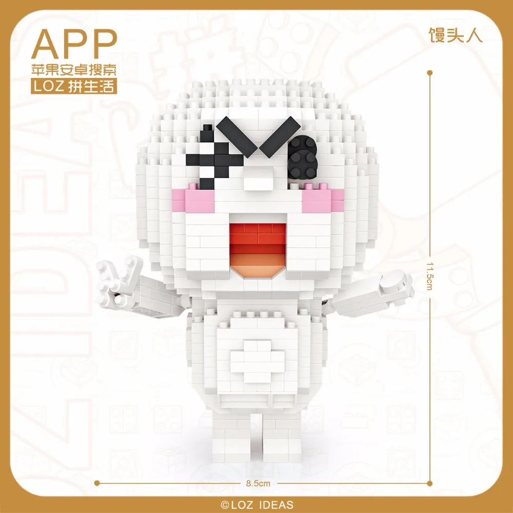 LOZ Diamant Blocs Artoon аниме Caractere фигурку Intellectuelle Jouets pour Enfants En Plastique Assemblee Micro|jouets enfants|jouet