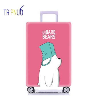 

TRIPNUO Thickest Hat Bear Luggage Cover Travel Accessories Elastic Suitcase Protective Cover Apply To 18''-32'' Suitcase