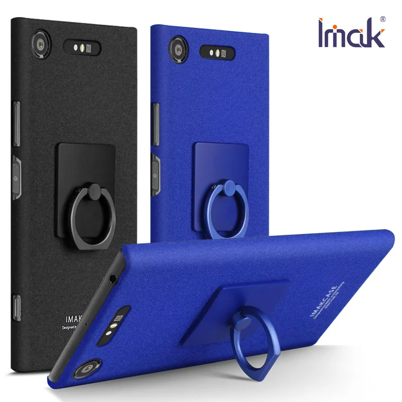 

For Sony Xperia XZ1 Ring Holder Case IMAK Cowboy Back cover for Sony Xperia XZ1 Case Funda Sony XZ1 Shockproof case Xperia XZ 1