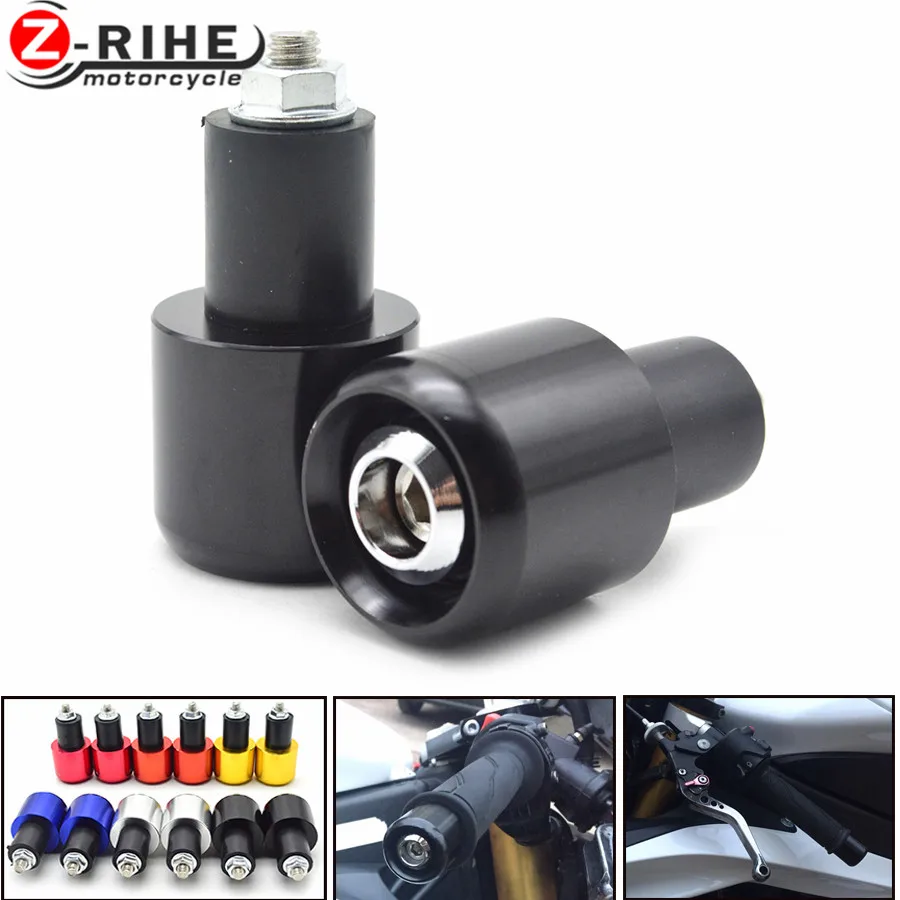 for Motorcycle handlebar grips handle bar ends 7/822mm hand cap