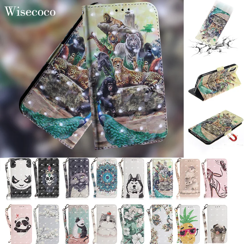 

Luxury Leather Wallet Flip Case for Motorola moto e5 g6 plus Card Stand Etui Carcasa Casing funda for moto e5plus g6plus cover
