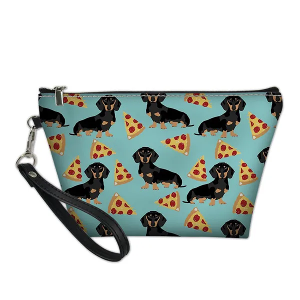 CDZHL612Z8 Thikin Dachshund сумки для макияжа для женщин косметичка крутой летний дорожный кейс для косметики для девочек Сумка животные Хранение Кошелек Сумочка - Цвет: CDZHL612Z8