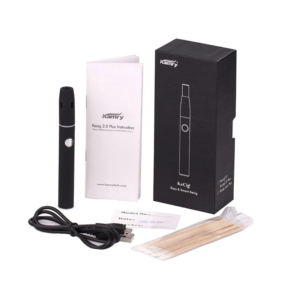 

100% Original kamry Kecig 2.0 plus vape pen kit work with disposable tobacco cartridge Vaporizer Hookah Electronic Cigarette kit