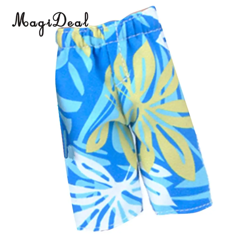 MagiDeal 2 Pieces Doll Clothes for 1/6 Scale 12 Inch Doll Summer Beach Short Pants Trousers Dress Up Clothes Accessories