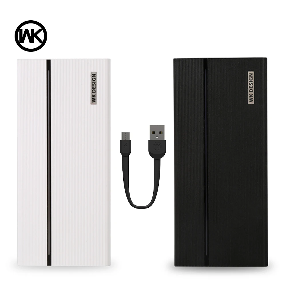 

WK 10000mAh Power Bank Dual Double USB LCD Powerbank Poverbank Portable External Battery Pack Charger For Xiaomi Mobile Phone
