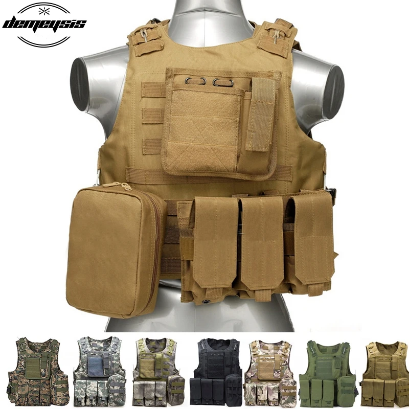 

Tactical Hunting Vest Military Molle Men Male Plate Carrier Module For Airsoft Shooting Camouflage Vest