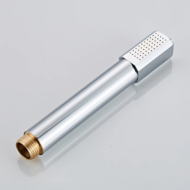 SRJ Bathroom Shower Handheld High Pressure Shower Head Nozzle 304 Stainless Steel Chrome-Plated Home Bathroom Shower Accessories