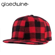 Glaedwine новые черные красные клетчатые парусиновые хлопковые регулируемые бейсболки для мужчин и женщин спортивные шапки баскетбольные бейсболки