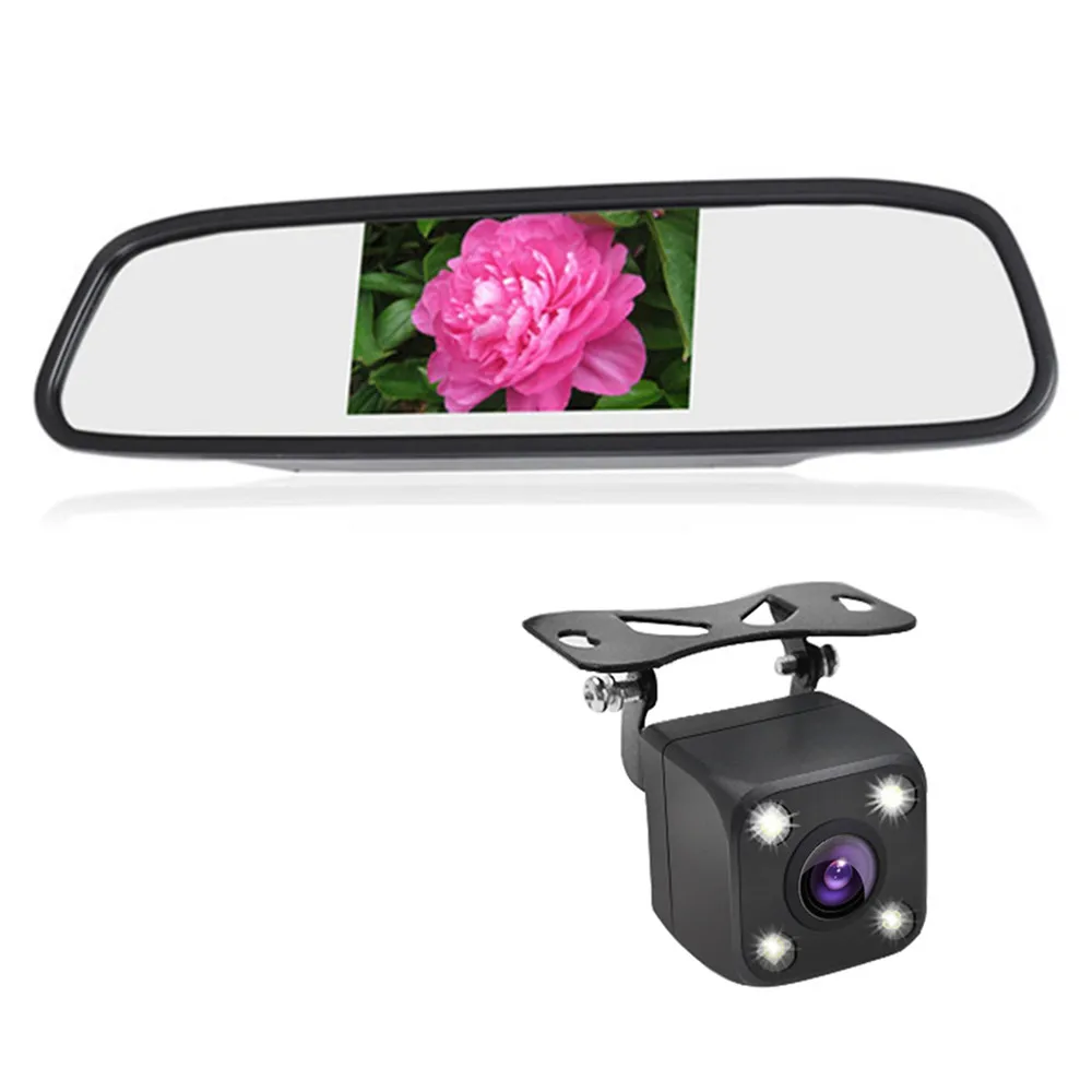 

High Quality 4.3 Inch Car Monitor Backup Reverse Parking Display Monitor TFT LCD Screen With Car Rear View Camera