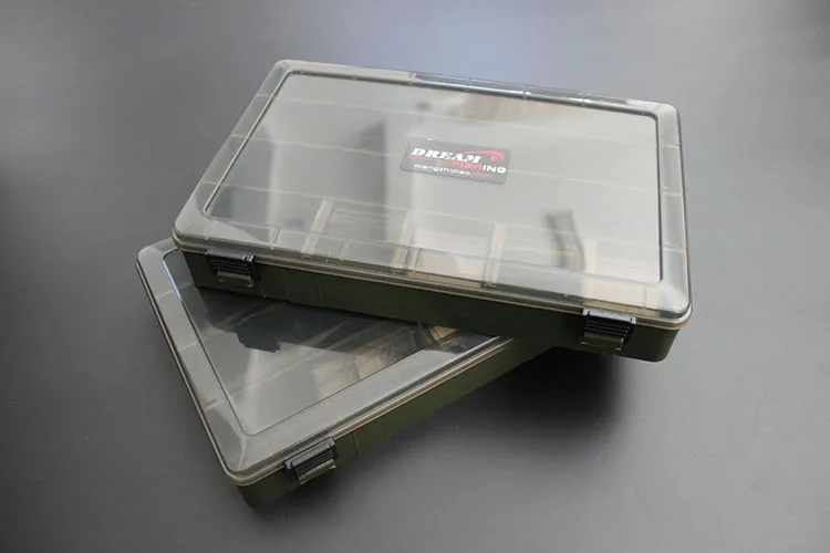 Isca de Pesca Caixa de Armazenamento Caixa de Acessórios de Pesca Caixa Multifuncional Single e double Side Peixinhos Recipiente B283 14 Caixa p equipamento de pesca