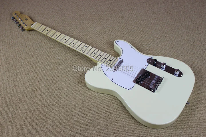 

Hot!!! creamy white tele guitar, 22 frets maple Fingerboard Chinese tl guitar,high quality free shipping tl electric guitar