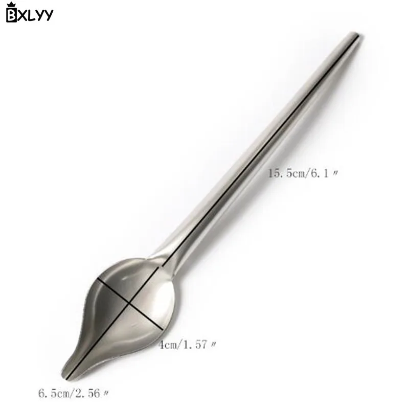Bxlyy DIY Нержавеющая сталь ложка для шоколада записи Ложка кухонные Инструменты для декорирования Аксессуары для выпечки Инструменты свадебный Cooking.7
