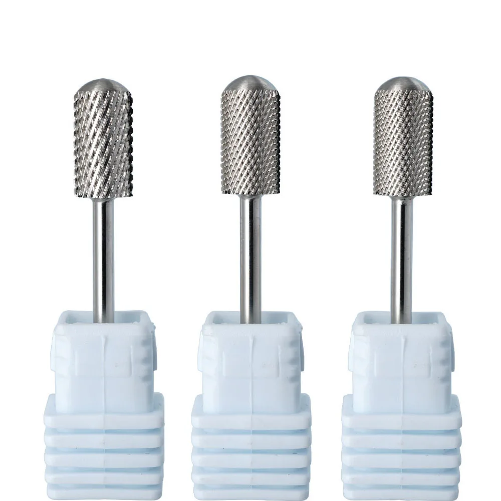 Large Barrel Smooth Top Bit Grit Middle Nail Drill Bit for Nail Art
