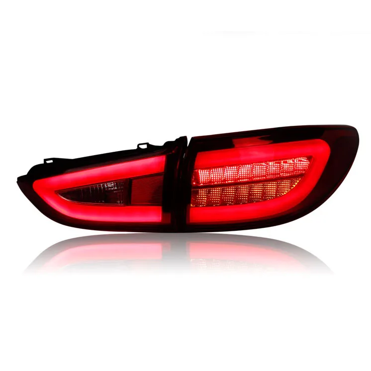 

High Quality LED DRLs+Brake Lights+Reversing Lights+Turn Singnal Car Rear Taillights Tail Lamps For Mazda atlas