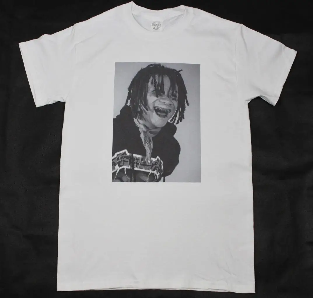 

Trippie Redd White T Shirt S 3xl Hiphop Lil Pump Lean Love Scars Dummo 69 Travis T Shirt O Neck 100%cotton T Shirt Tops T Shirt