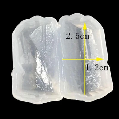1 шт УФ-полимерные ювелирные изделия, жидкий силикон, 3D неправильный кристалл, камень, силиконовая форма, сделай сам, смола, ювелирные изделия, подвески, ожерелья, форма - Цвет: Big