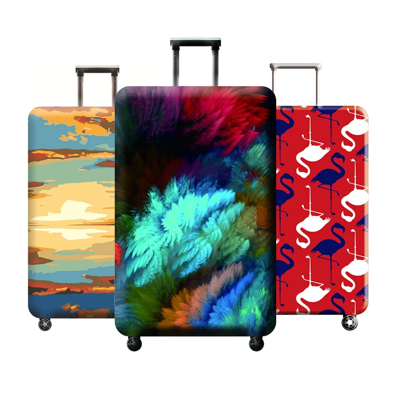 

Fashion luggage protector cover suitcase elastic protective covers Trolley case Dust for 18-32 inch traveling accessories H198