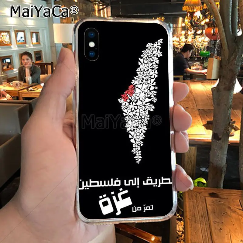 MaiYaCa Palestine Broadsword бесплатный дизайн Топ детальный популярный чехол для iPhone X XS MAX 5 6SPLUS 7 8plus чехол Coque funda - Цвет: 5