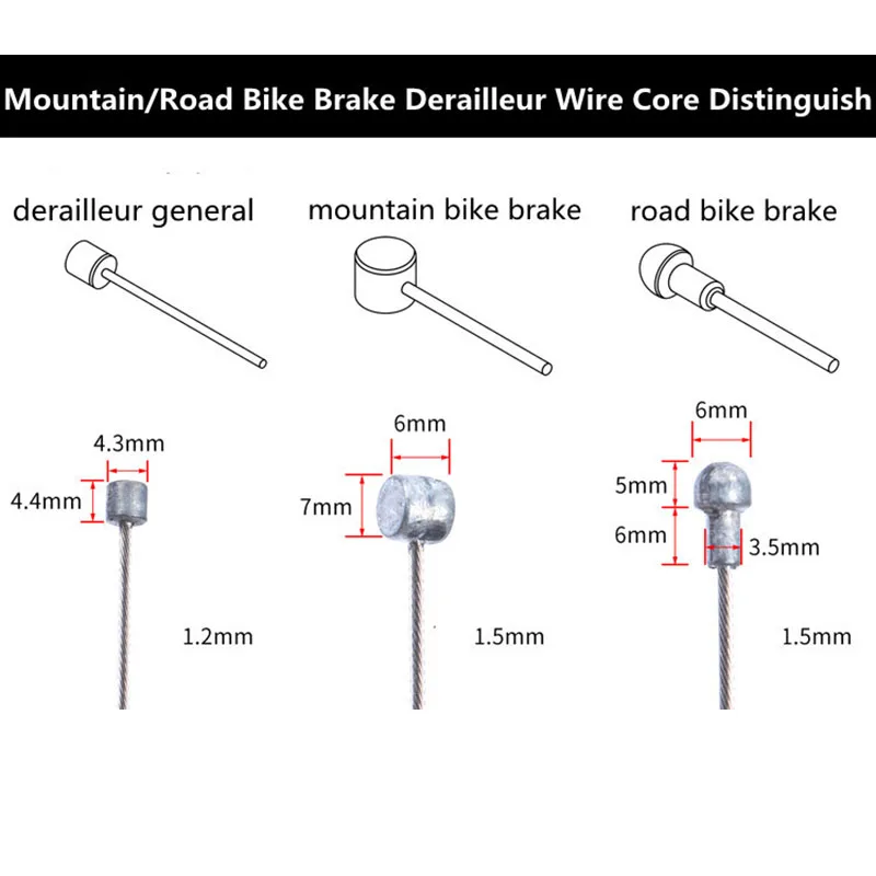 4 шт. оцинкованный сменный и тормозной внутренний кабель провода набор для MTB велосипеда дорожный велосипед передний задний переключатель тормоза внутренний кабель провода наборы