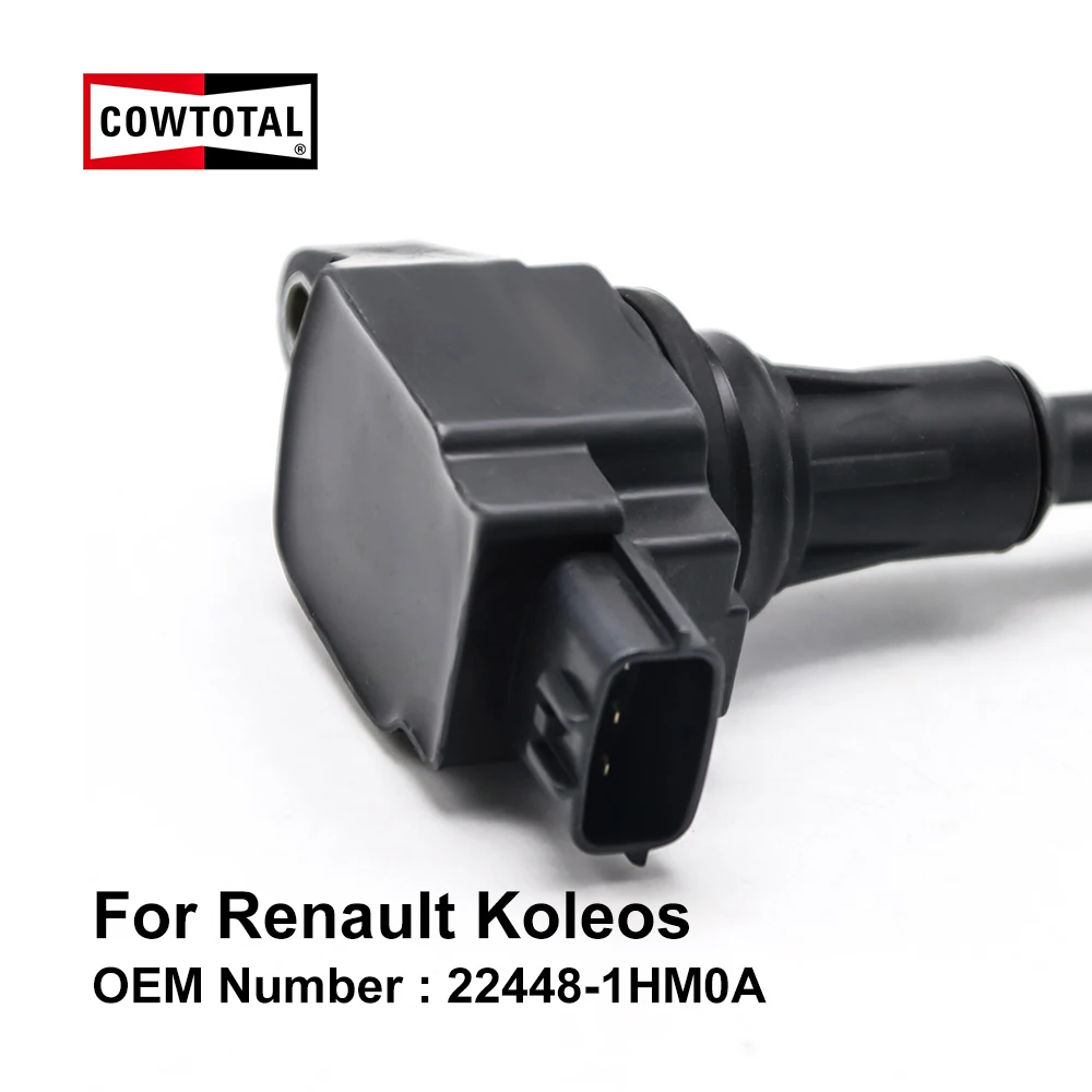 Cowtose Катушка зажигания для Renault Koleos Код двигателя 2TRA703 2TRA705 2.5L OEM 22448-1HM0A (упаковка из