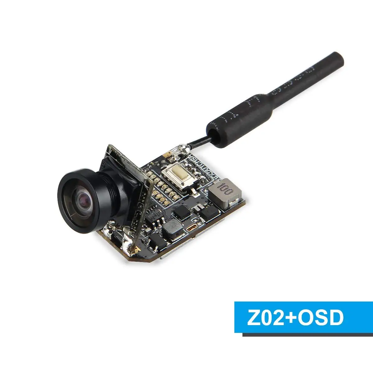 

BETAFPV Z02 FPV Camera 480TVL CMOS OSD with Switchable 25mW 200mW Transmitter with SmartAudio for Tiny Whoop Blade Inductrix