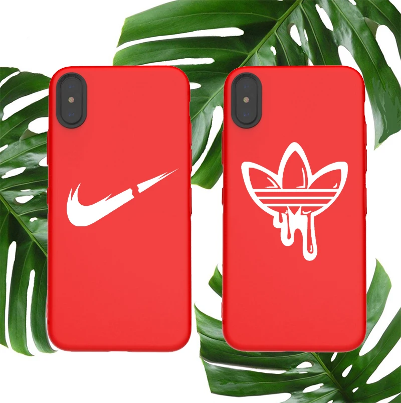 

Sports Soft Case For Iphone 11 Pro X Xs Max Xr 10 8 7 6 6s Plus Phone Cover Matte Silicone Street Brand Logo Couple Coque Capa