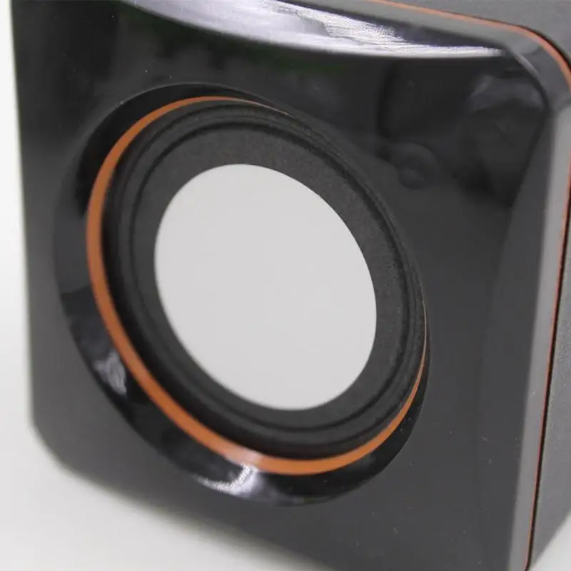 BCMaster 1 пара USB колонки звуковая музыкальная шкатулка для компьютера ноутбука