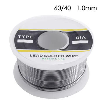 

60/40 1.0mm Flux Reel/Tube Tin Lead Rosin Core Soldering Wire Welding 100g