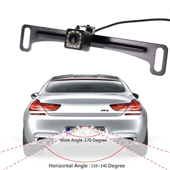 

Car Rear View Camera Reverse Backup Camera License Plate 12 IR LED Night Vision