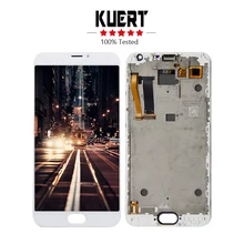 Free Shipping Lcd For Mei zu MX 5 MX5 5.5" Digitizer Touch Screen Lcd Display Assembly With Frame Repair Part