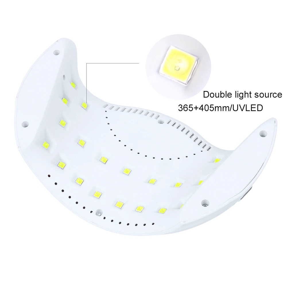 48 Вт УФ-светодиодный набор ламп для ногтей, отверждающий Гель-лак, маникюрные лампы, сушилка для дизайна ногтей, ЖК-дисплей, светильник для сушки солнца, все гелевые инструменты Sun X9 Plus-1